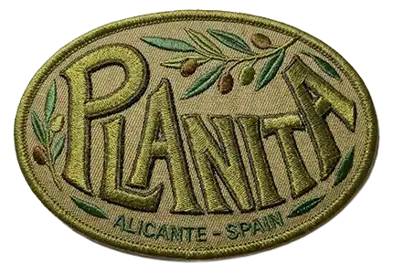planita.nl natuurwinkel, 100% natuurlijke producten badge.